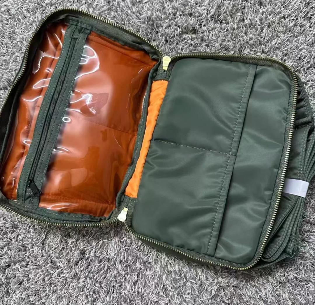 PORTER ポーター タンカー 2層式 ショルダーバッグ 緑色 セージグリーン