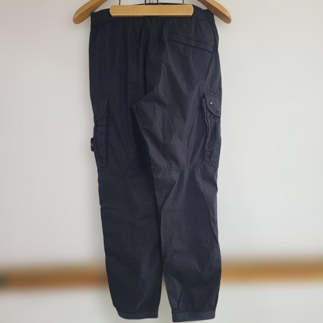 stone 黒 ストーンアイランド w34 カーゴパンツ ブラック