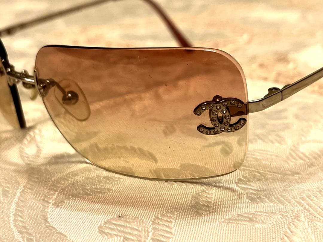 CHANEL ブラウングラデーションサングラス　超美品