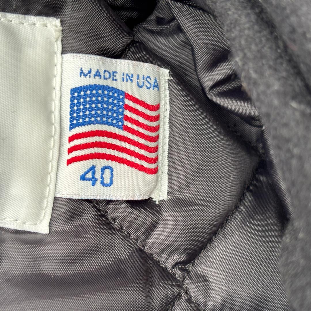 未使用・タグ付 ショット ピーコート ダークネイビー 740N ウール 40