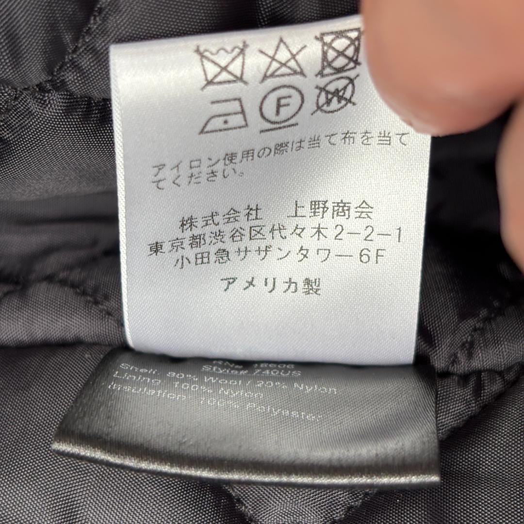 未使用・タグ付 ショット ピーコート ダークネイビー 740N ウール 40