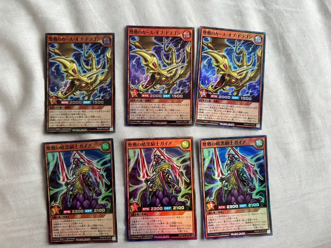 歴戦のカース・オブ・ドラゴン 歴戦の暗黒騎士ガイア　百戦の覇者ガイア竜騎士ガイア