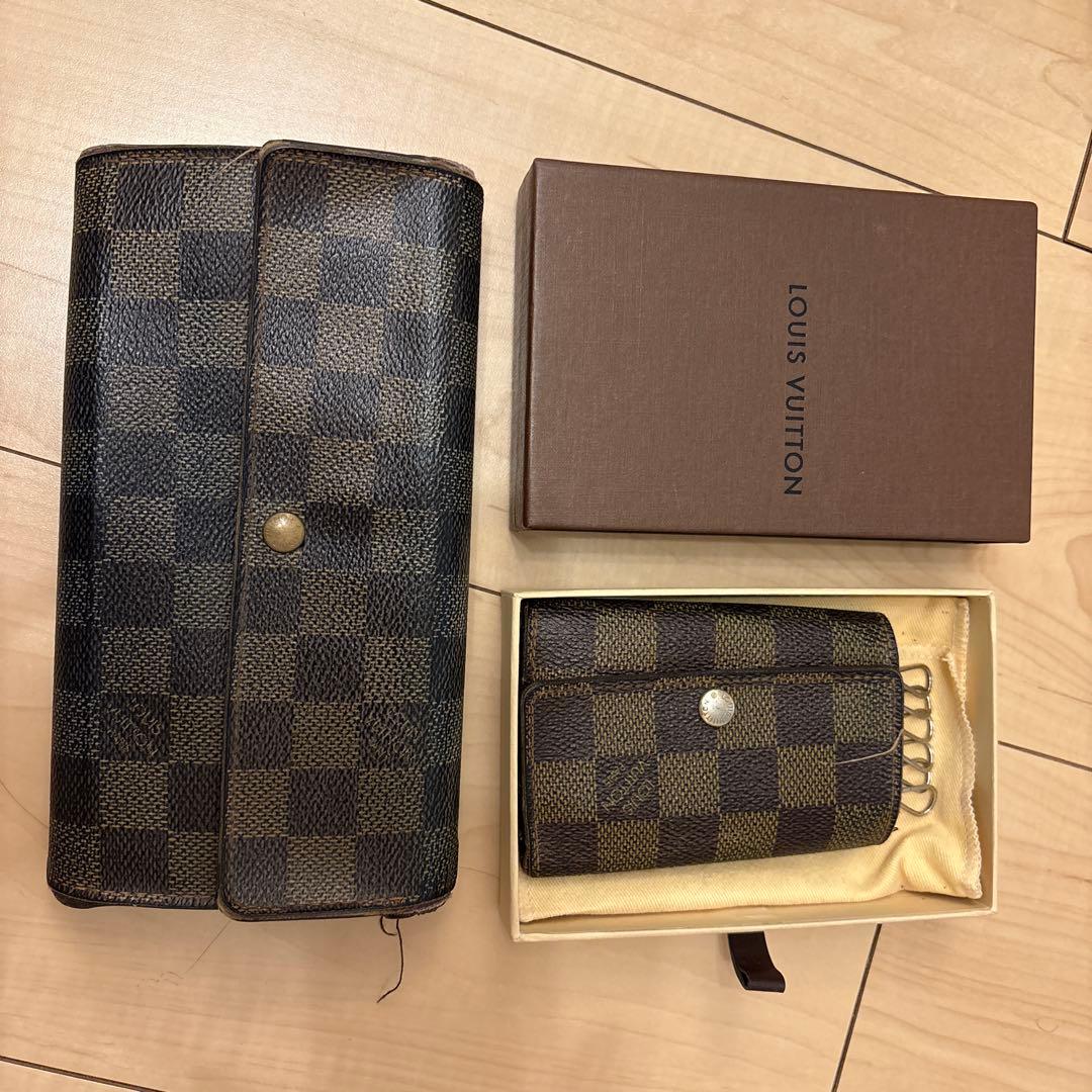 ルイビトン財布、キーケースセット売り(スライム)