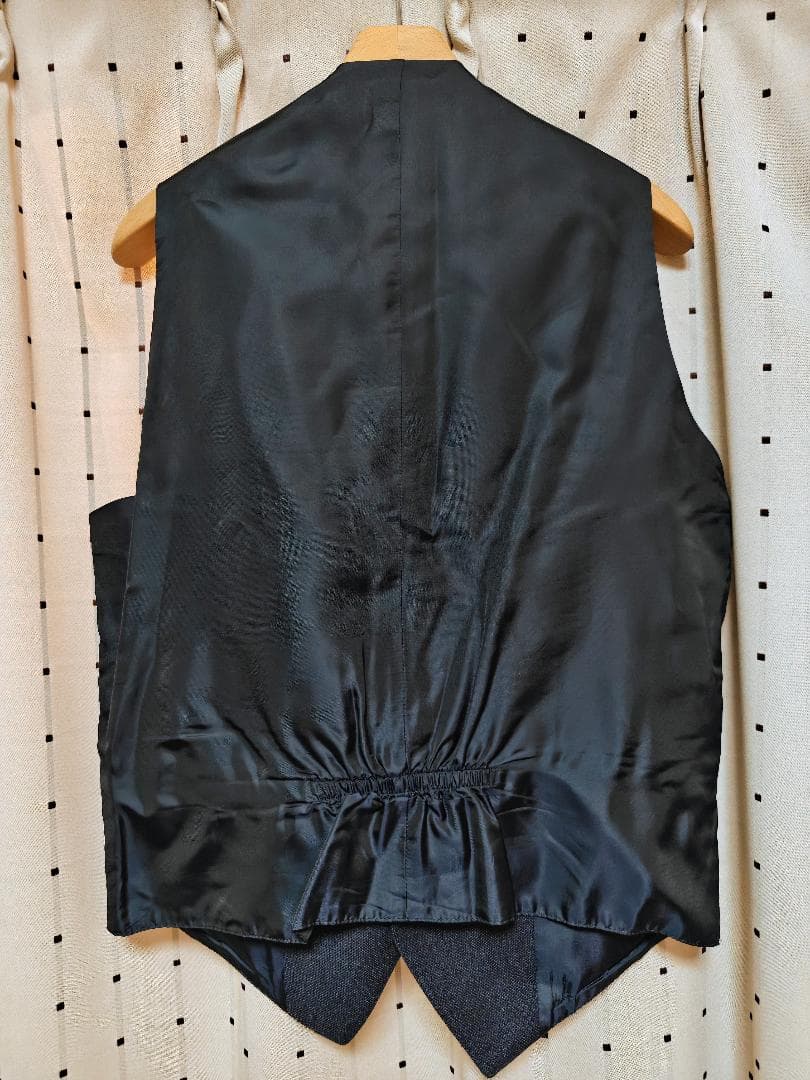 未使用品 タリアトーレ 2B ウール 3ピース スーツ 48 ダークネイビー