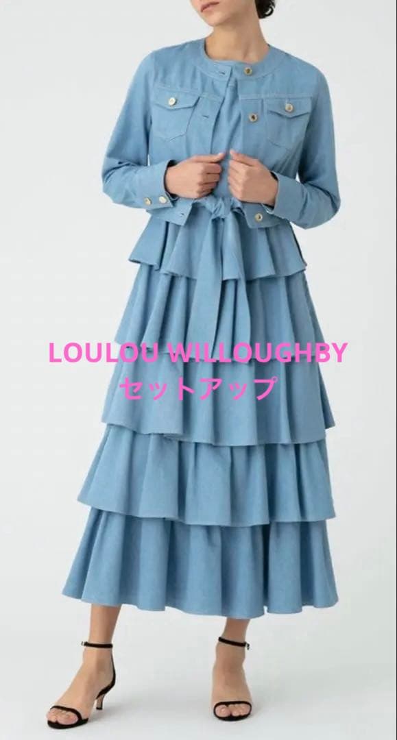 【2点セット】エコデニム クルージャケット、エコデニムドレス