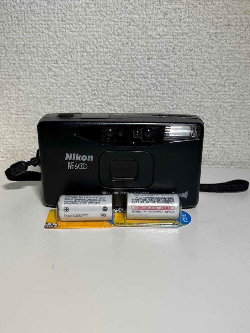 【動作確認済み、電池付属】Nikon AF600 フィルムカメラ 記念モデル