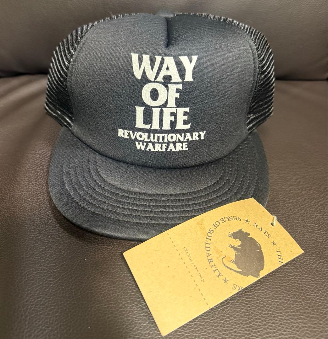 帽子 RATS WAY OF LIFE MESH CAP 25SS