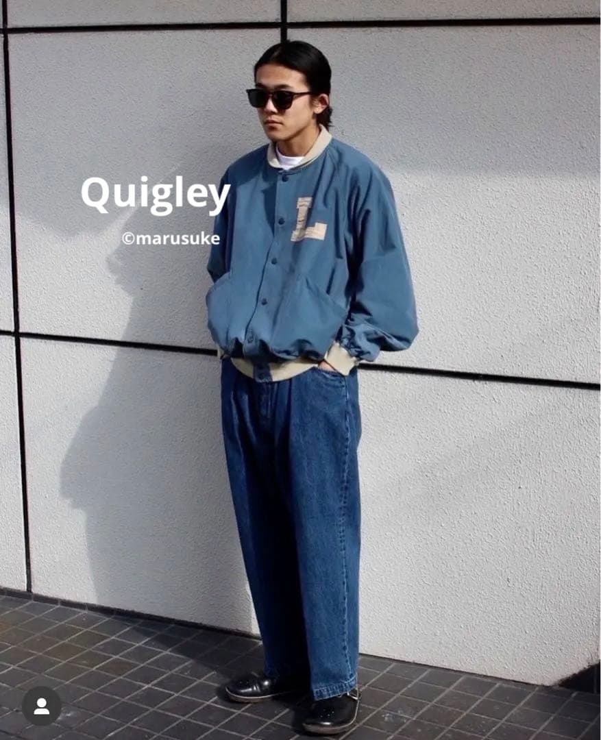 Quigley キグリー　スタジャン　ジャケット　ネイビー　roku