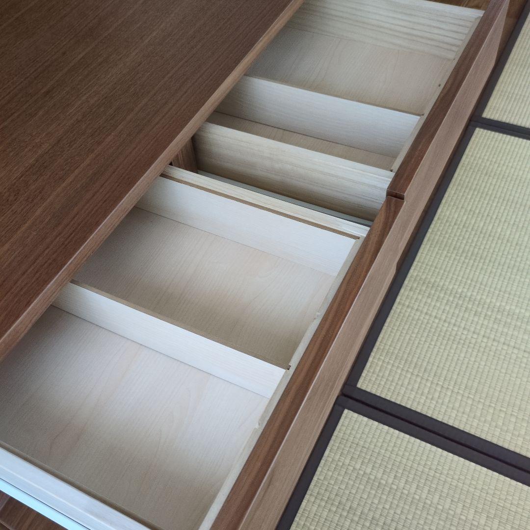 【美品】無印良品　木製キャビネット　木扉　ウォールナット