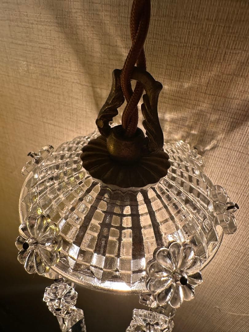 ＊cielページになります＊ スペアドロップ6個が付いたミニシャンデリア＊