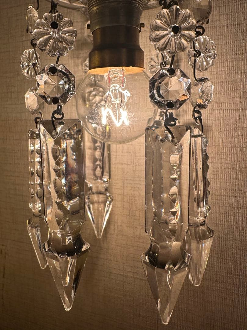 ＊cielページになります＊ スペアドロップ6個が付いたミニシャンデリア＊