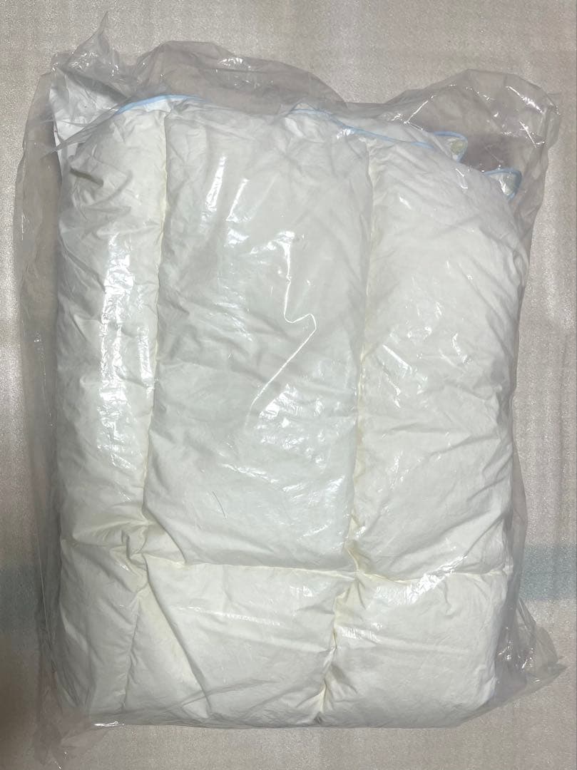 ファミリア ベビー 羽毛布団＆カバー セット　水色