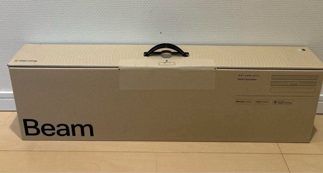 新品未使用メーカー保証付SONOSスマートサウンドバーBEAM2JP1BLK