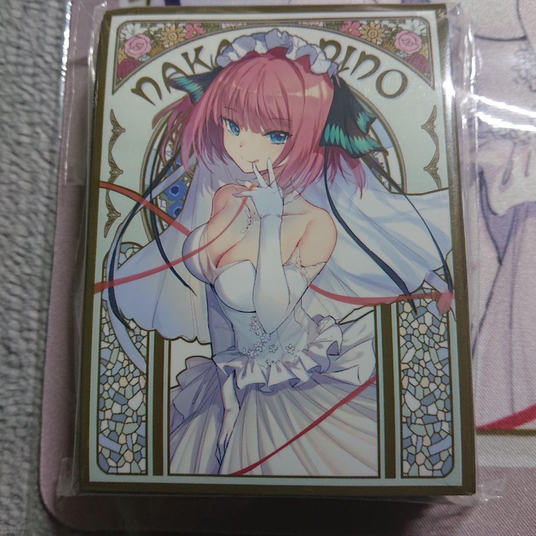 α1 五等分の花嫁 ミュシャ風&ウエディング 中野二乃 スリーブ&プレイマット