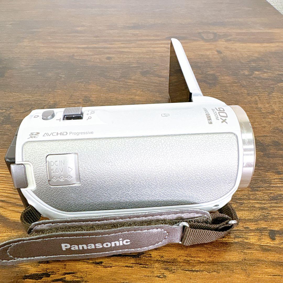 ＃【ジャンク品】Panasonic HC-V550M ビデオカメラ　ホワイト