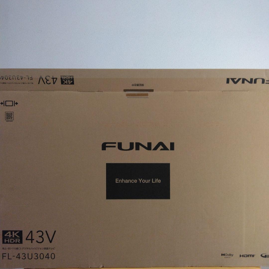 4K HDR 43V テレビ FL-43U3040