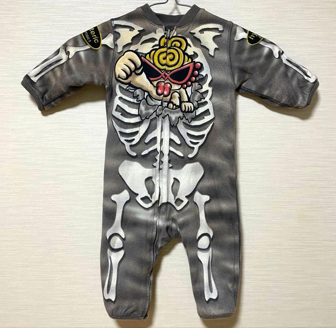 正規 レア ヒスミニ hysteric スカル リバーシブル カバーオール 70