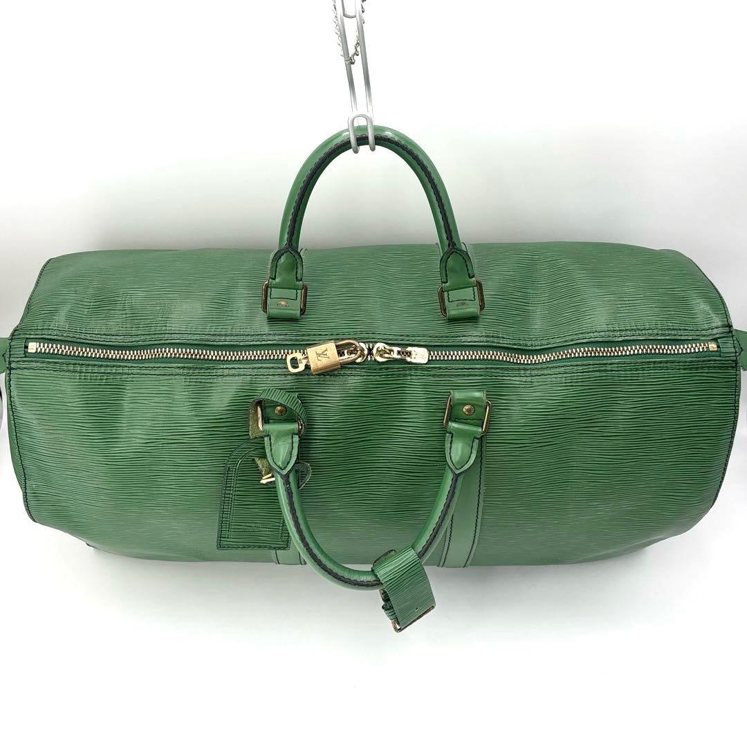 ルイヴィトン M 42964 エピ キーポル50 ボストンバッグ グリーン
