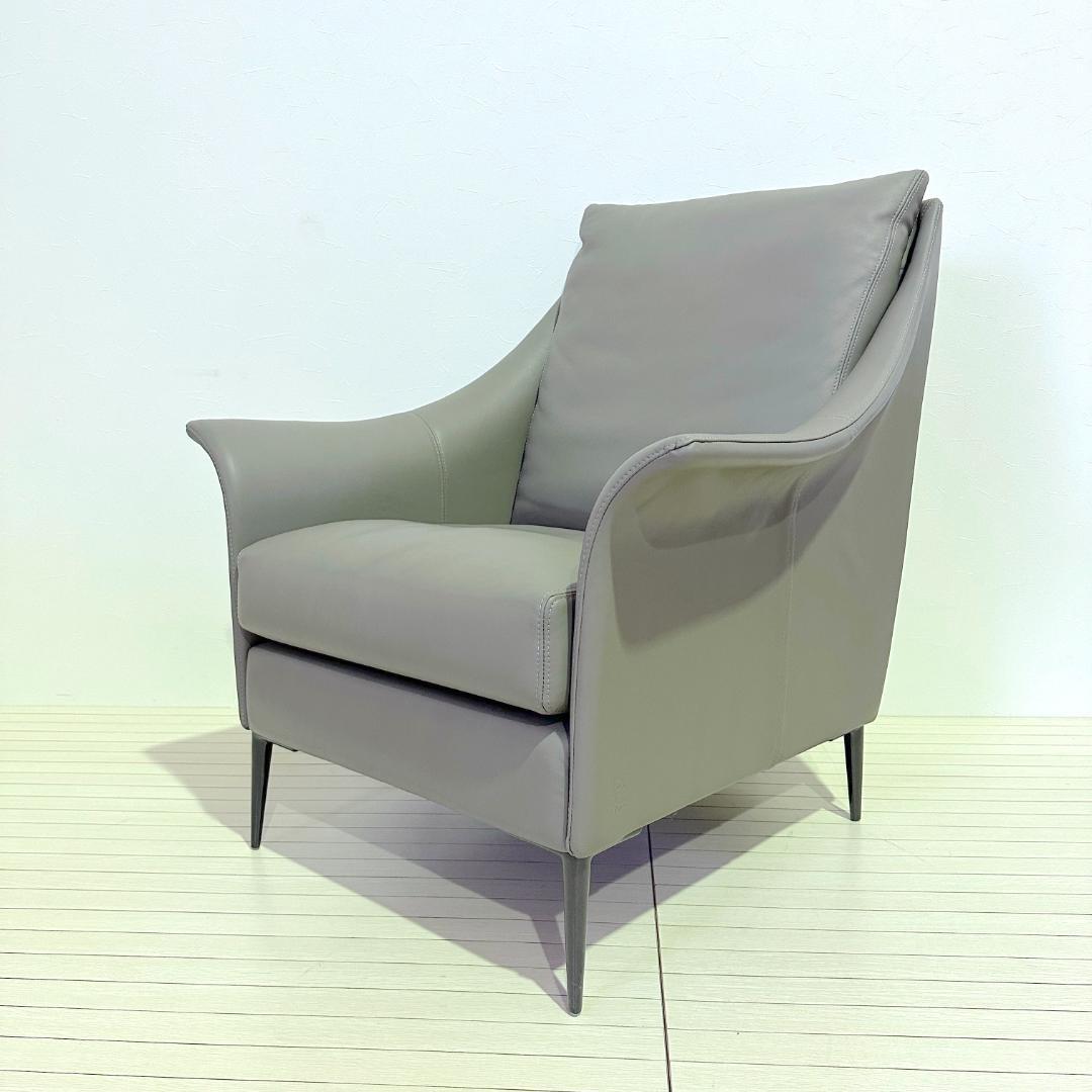 DUVIVIER　デュヴィヴィエ　MERCHIOR　1人掛ソファ　本革　120万