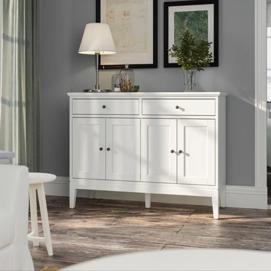 ＊き　＊IKEA イダネス　サイドボード　ホワイト