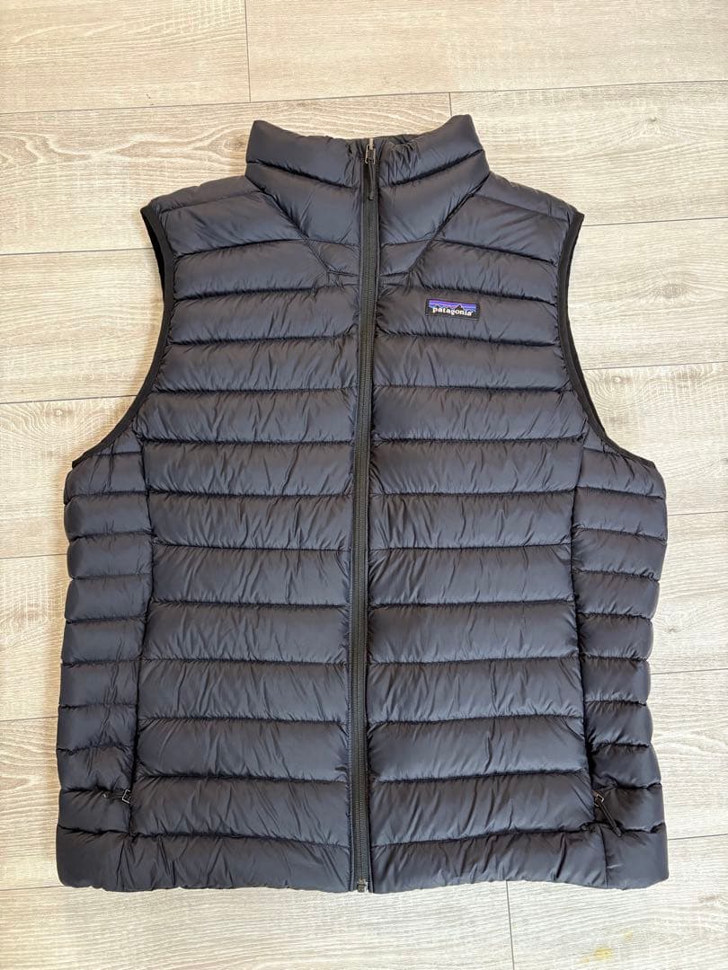 ダウンセーターベスト　L ブラック