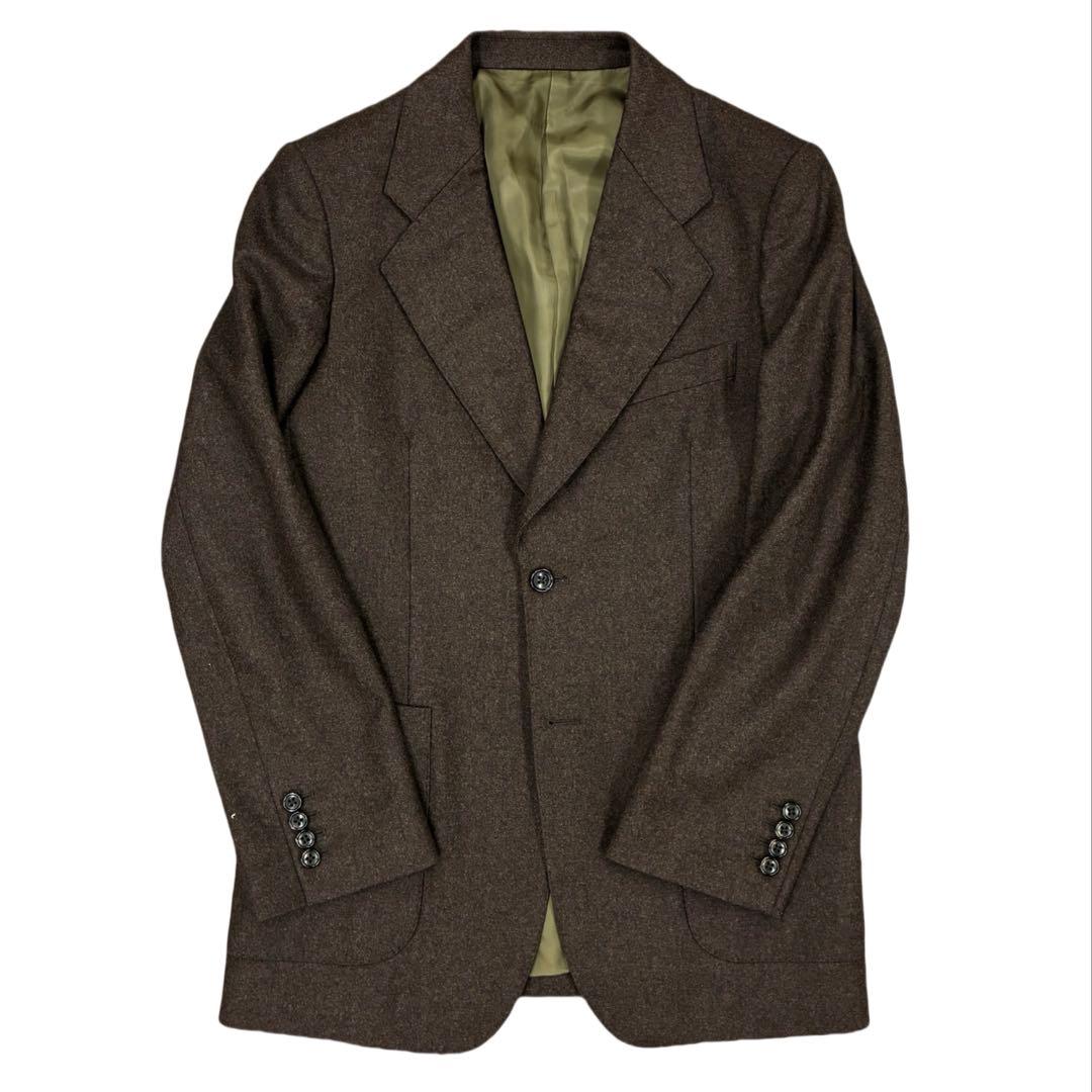 maatee&sons フランネルテーラードジャケット size 2 Brown