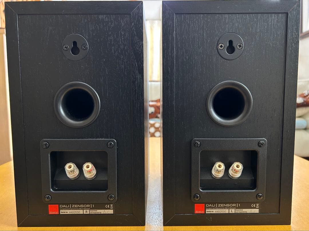 【新品ナカミチバナナプラグ付属】名機　美品ZENSOR1 ブックシェルフスピーカ