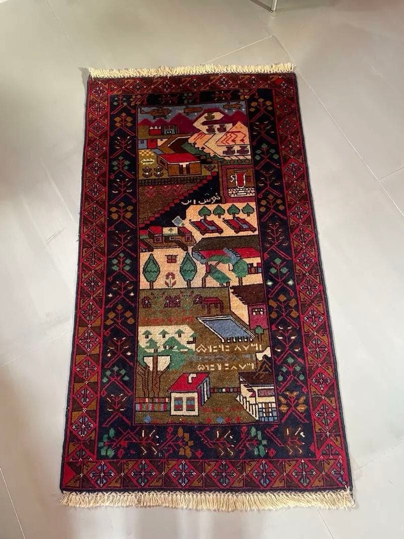 ユ*ト様 ビンテージラグ　トライバルラグ　ウォーラグ