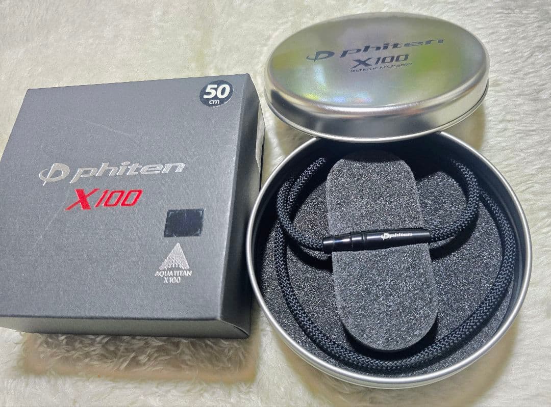 北*人様 ファイテン リーシュ ブラック 50cm 【新品未使用品】