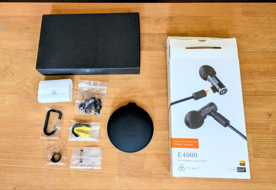 final E4000 有線イヤホン ブラック