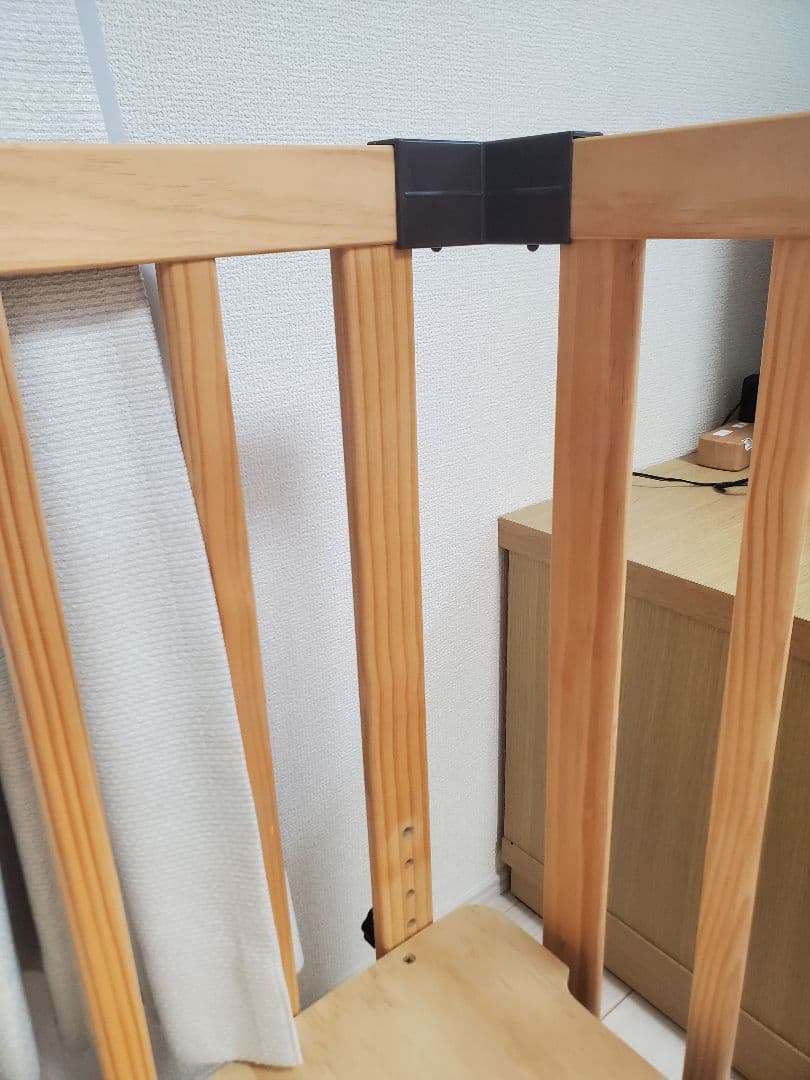 PSC・SG認証 RiZKiZ 木製ベビーベッド 使用5か月☆美品☆