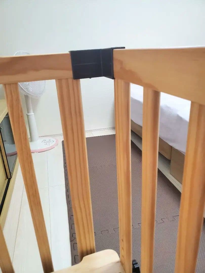 PSC・SG認証 RiZKiZ 木製ベビーベッド 使用5か月☆美品☆