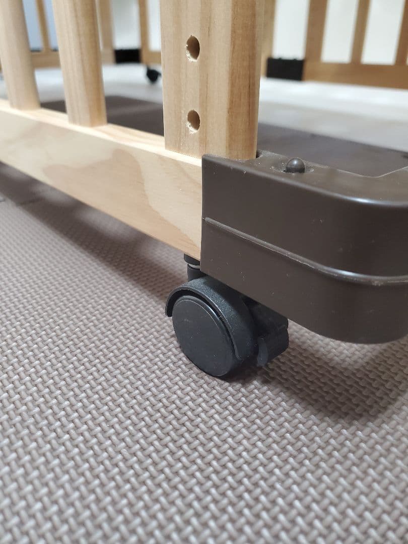 PSC・SG認証 RiZKiZ 木製ベビーベッド 使用5か月☆美品☆