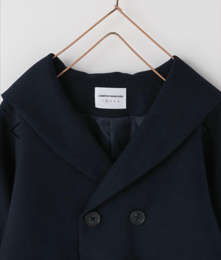 LOWRYSFARMSKIDS メランジツイルセーラージャケットハーフパンツ