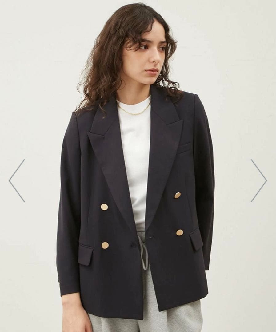 【新品】Mila Owen 金釦ダブルブレストブレザー　DNVY