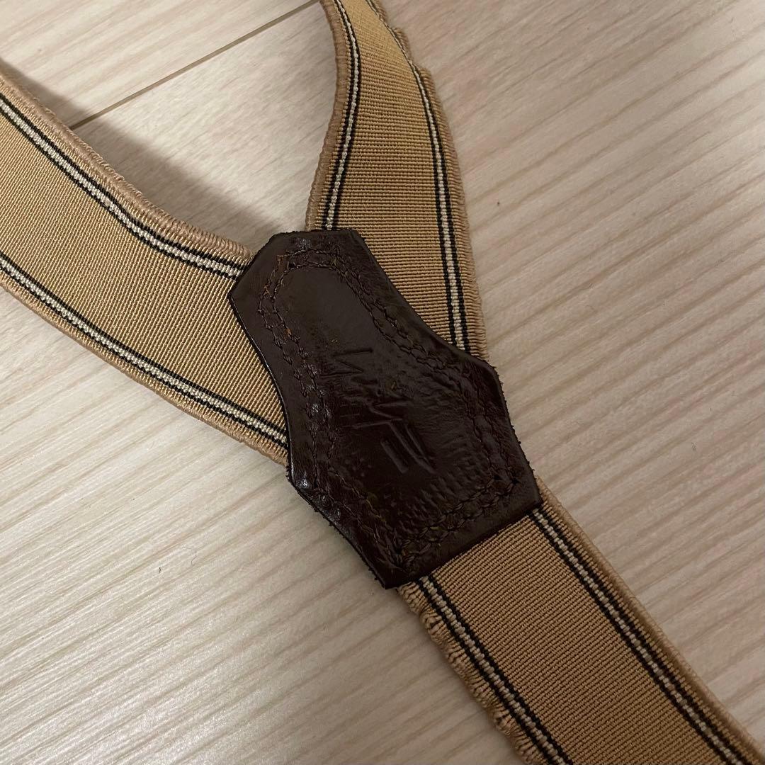 ヨウジヤマモトオム サスペンダー ベージュ yohji yamamoto