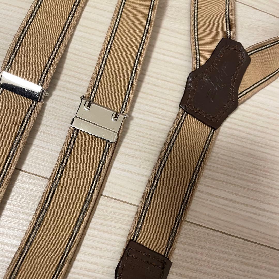 ヨウジヤマモトオム サスペンダー ベージュ yohji yamamoto