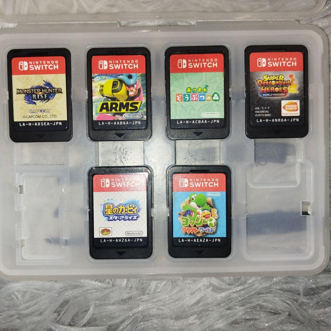 Switchソフト6個入りケース付き
