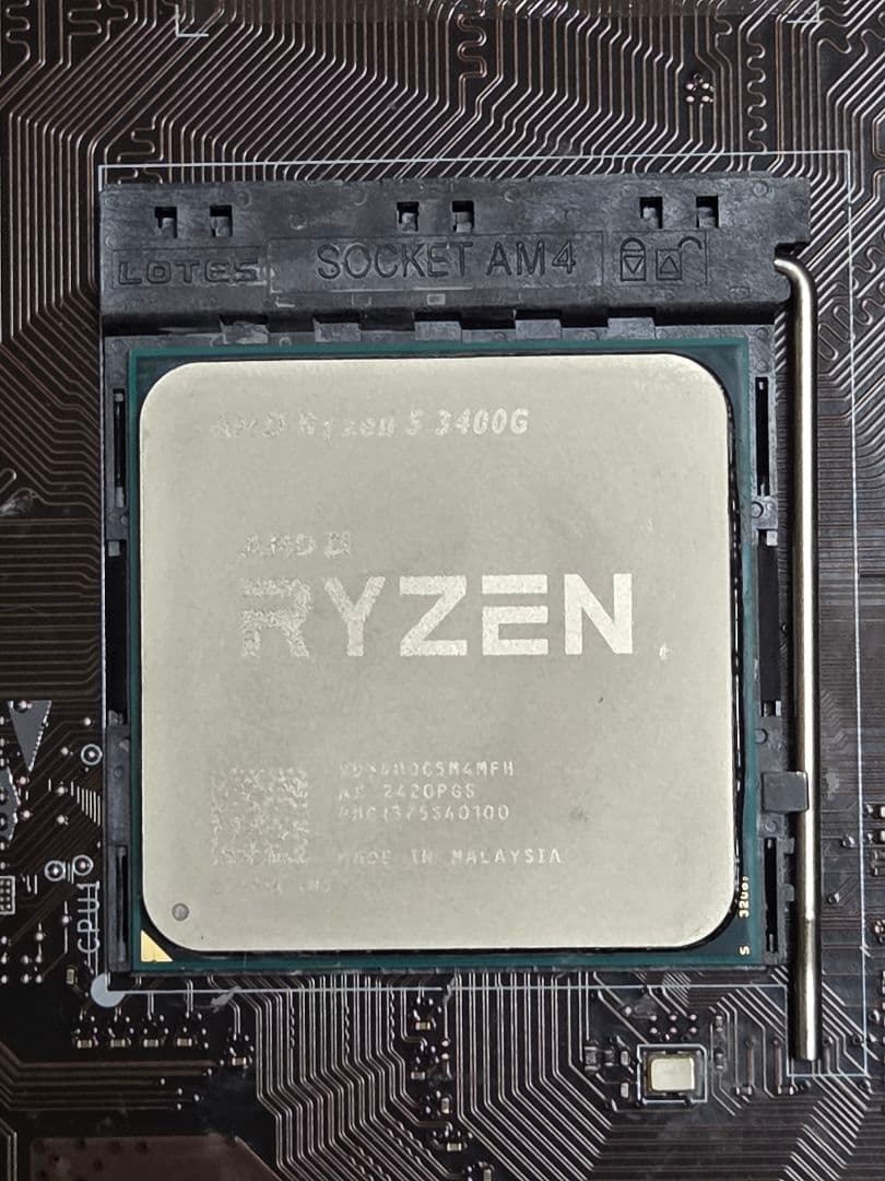 CPU・マザーボードセット RYZEN 5 3400G/ A520M-A PRO