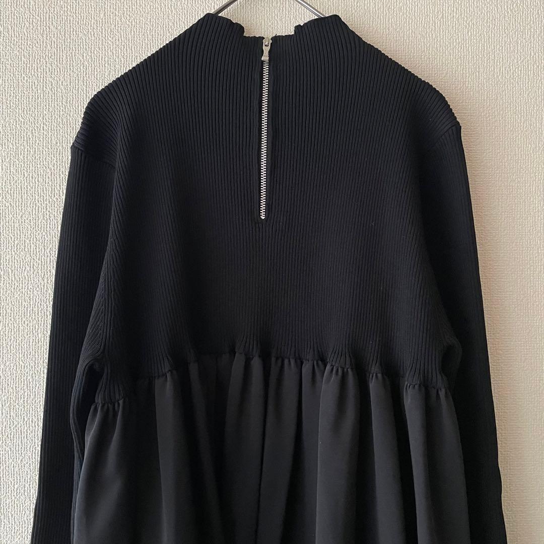 セルフォード　ドッキングAラインニットワンピース