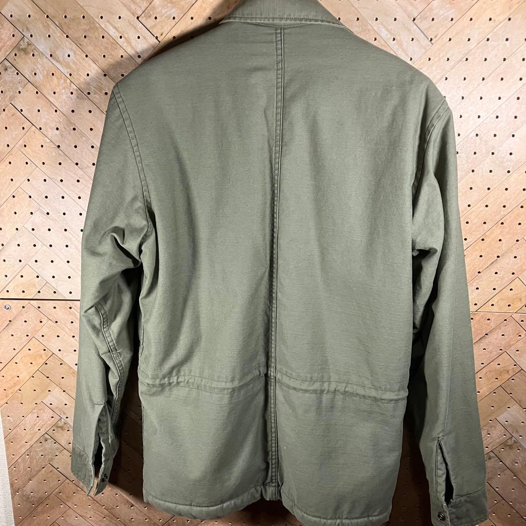 Schott ヒョウ柄 裏地ミリタリージャケット M 刺繍あり