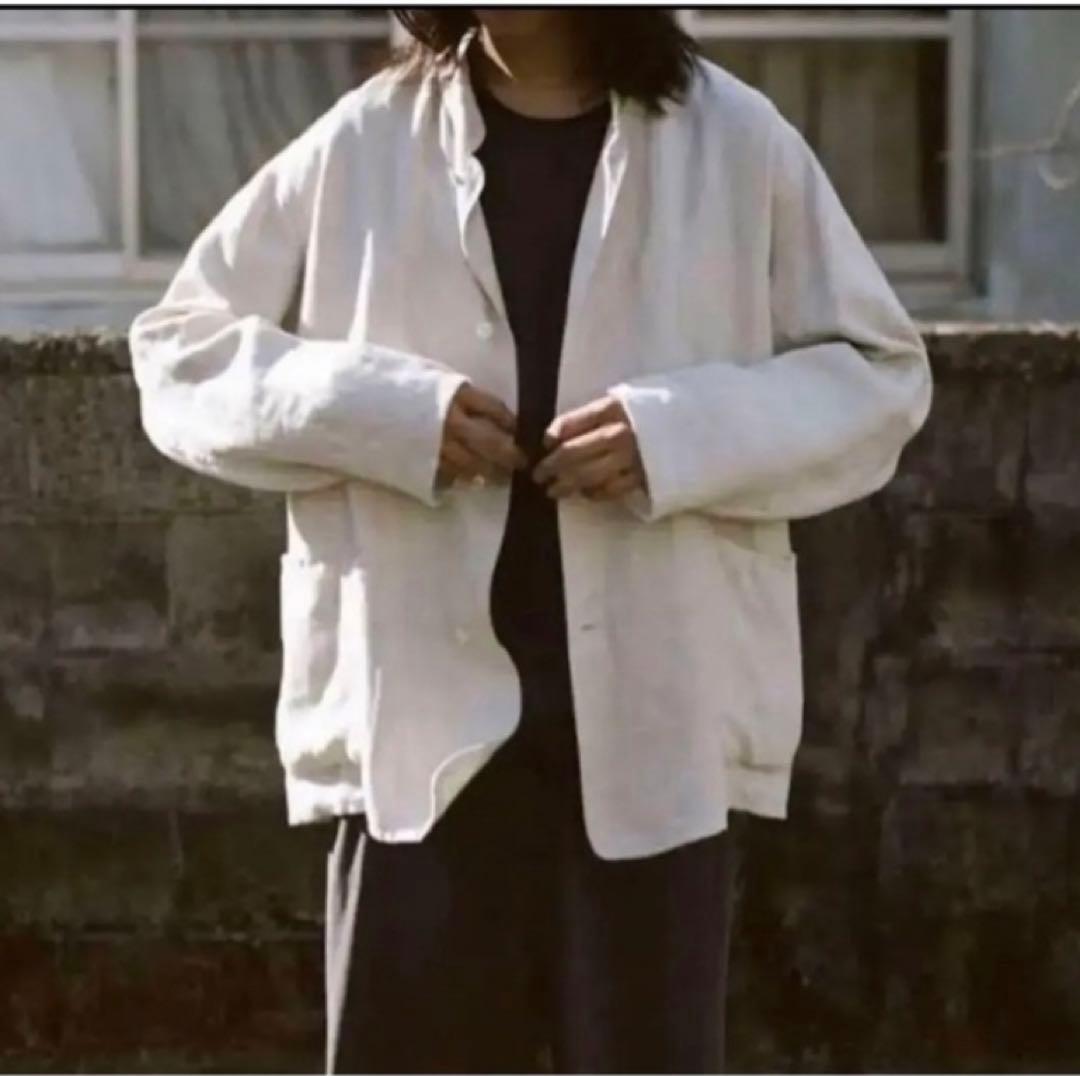 comoli 21ssSalvatorePiccoloリネンジャケットピッコロ