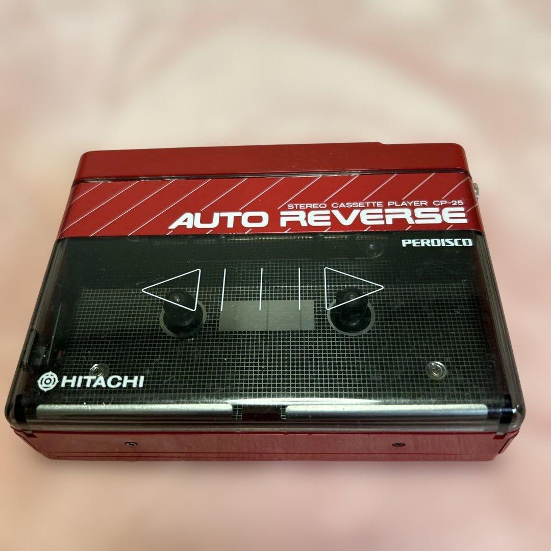 ぱ*ん様 HITACHI CP-25 カセットプレーヤー　ジャンク品