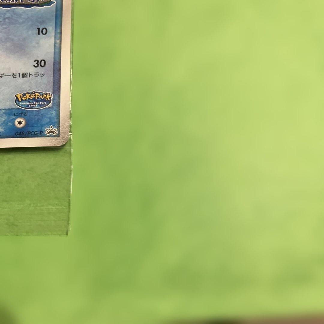 k*i様 ポケパークのミズゴロウ プロモ　ミズゴロウのスプラッシュアドベンチャー