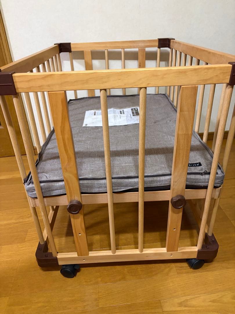 【美品】ファルスカ　ミニジョイントベッド　ネオ　工具不要　マットレス付