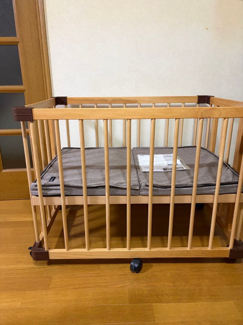 【美品】ファルスカ　ミニジョイントベッド　ネオ　工具不要　マットレス付