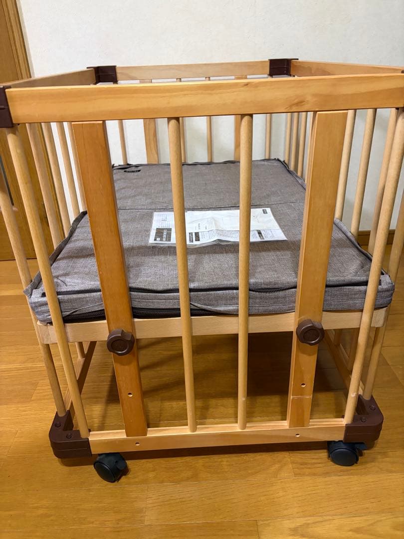 【美品】ファルスカ　ミニジョイントベッド　ネオ　工具不要　マットレス付