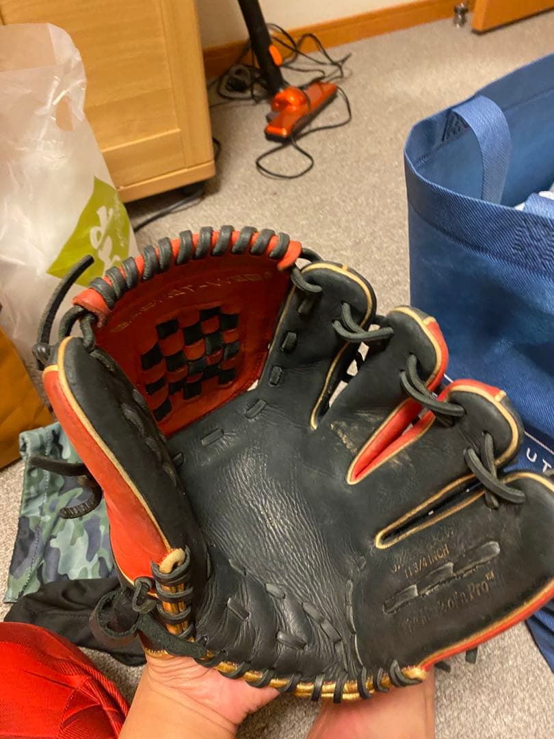 犬*叉様 軟式野球道具一式 バット2本 グローブ1個(グローブケース付き)