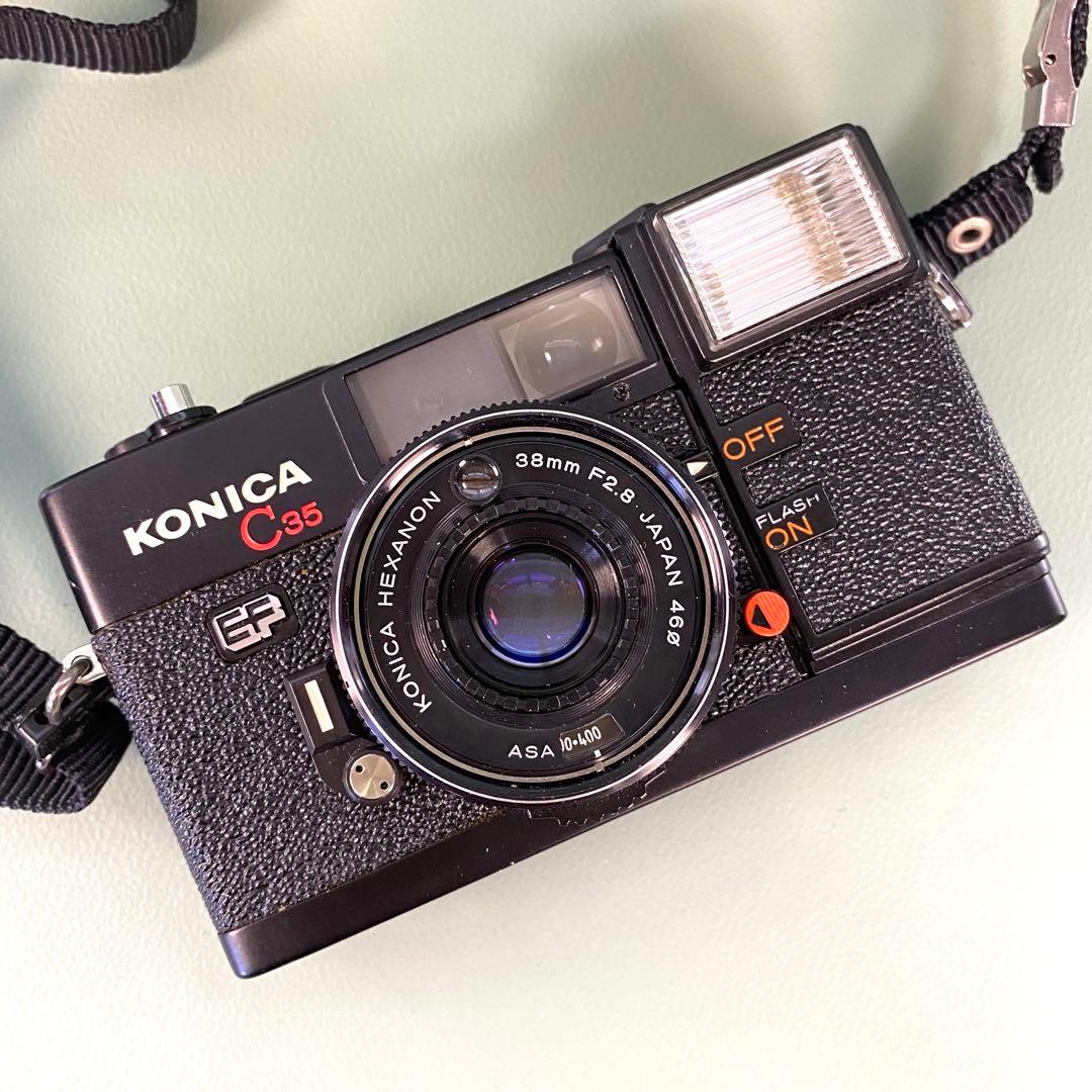 【作動保証1ヶ月】　整備済、完動品/ コニカ Konica C35 EF