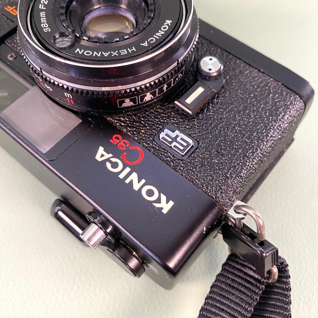 【作動保証1ヶ月】　整備済、完動品/ コニカ Konica C35 EF